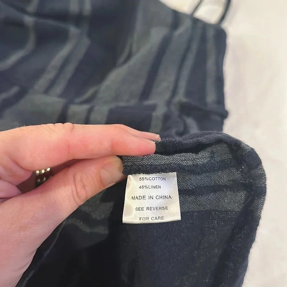 The Impeccable Pig women’s linen short shorts romper so cute excellent condition - Picture 5 of 6